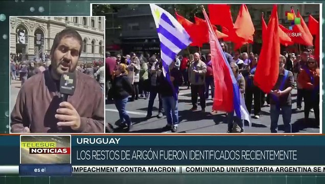 En Uruguay ciudadanos realizan homenajes a Luis Eduardo Arigón Castel