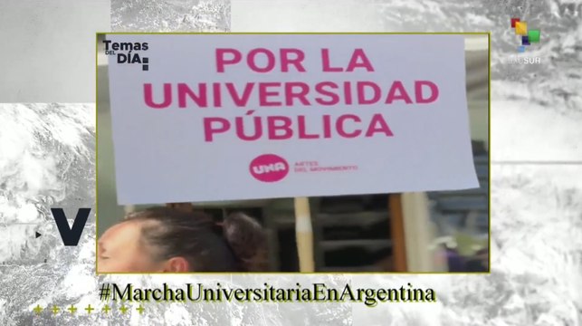 Temas del Día 02-10: Universitarios argentinos se movilizan en defensa de la educación pública