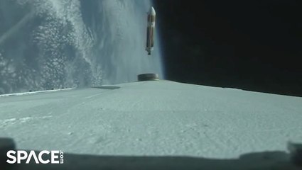 Delta IV Heavy's Final Launch Rocket Cam Footage