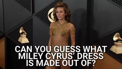 We Just Realized Miley Cyrus’ 'Wild' Grammys Dress Was Made Of 14,000 Safety Pins And Now I’m Even More Shook