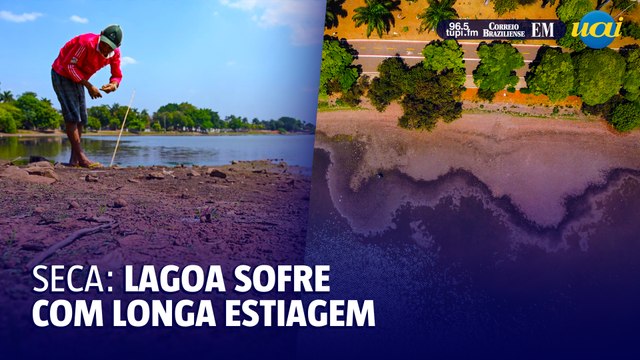 Sete Lagoas: estiagem reduz nível da Lagoa Boa Vista