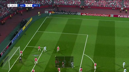 Arsenal vs Manchester City (Highlights) - PES13 Remastered