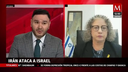 Embajadora de Israel pide que México condenar ataque de Irán contra Tel Aviv
