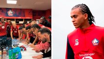 Champions League: Ethan Mbappé dirige la celebración del Lille tras victoria sobre el Real Madrid