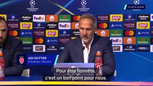 Monaco - Adi Hütter : Content malgré tout