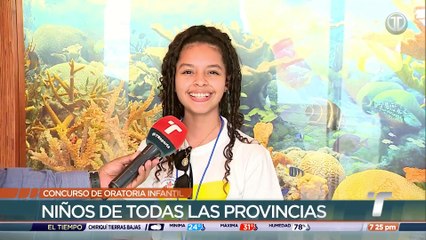 Niños que participan en concurso de oratoria visitan el Biomuseo