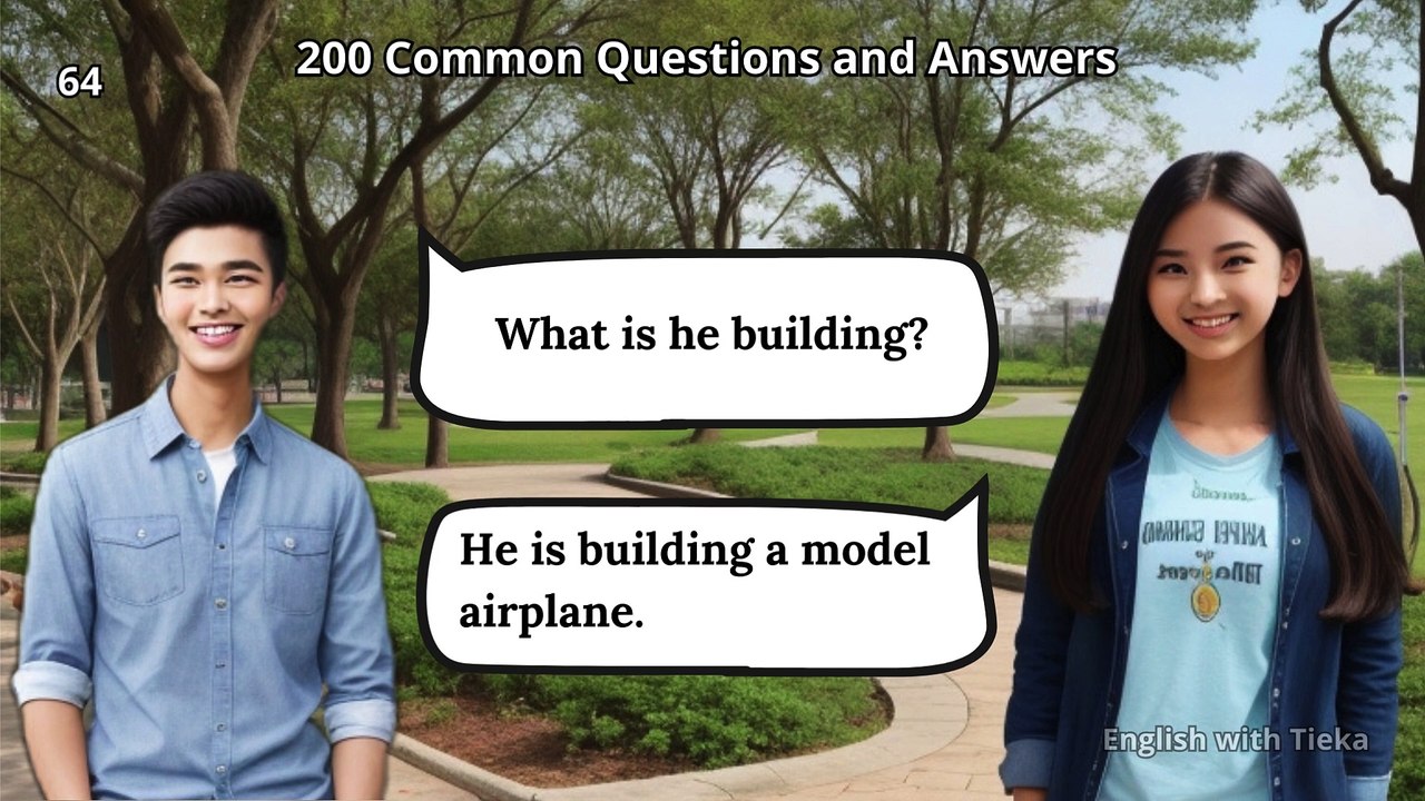 200 Q&A Present Continuous (Part 6)