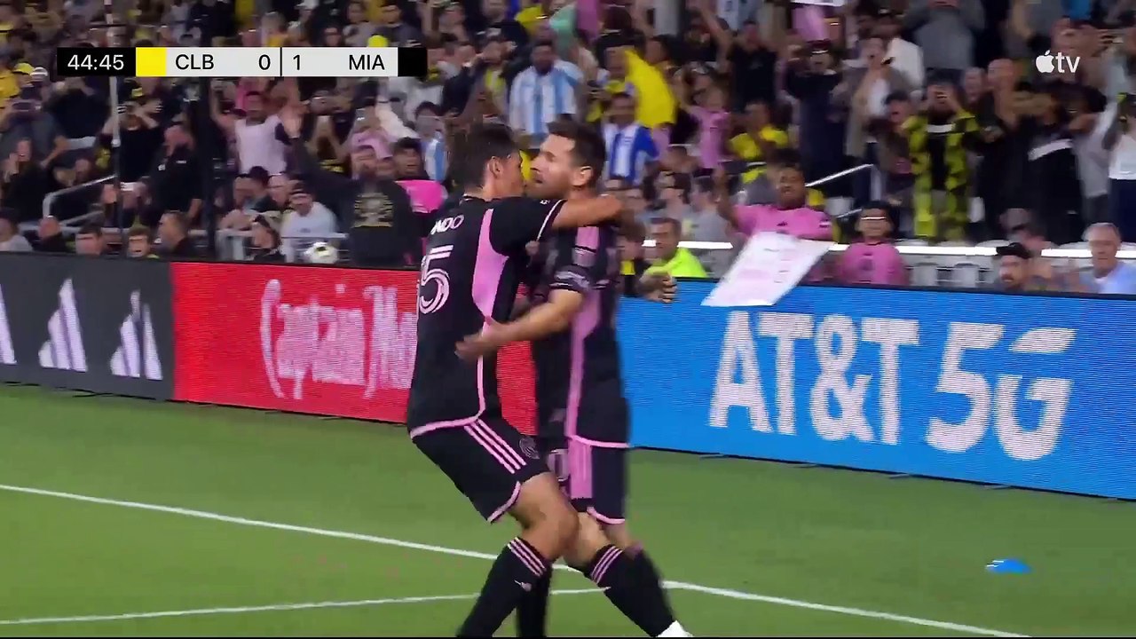 Messi marca el gol de la ventaja para Inter Miami tras gran asistencia de Jordi Alba