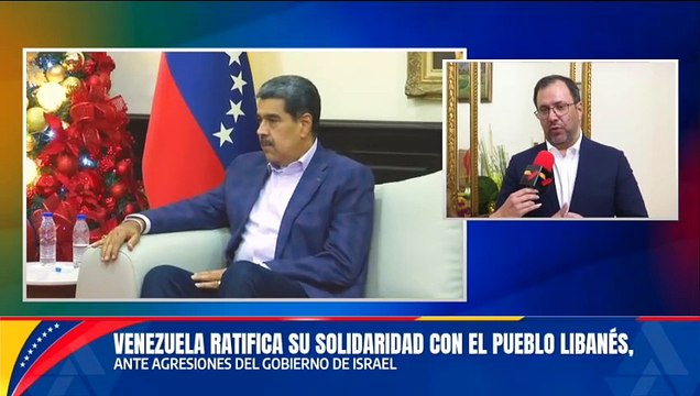 Pueblo venezolano apoya y ratifica su solidaridad con el pueblo Libanés ante la agresión de Israel