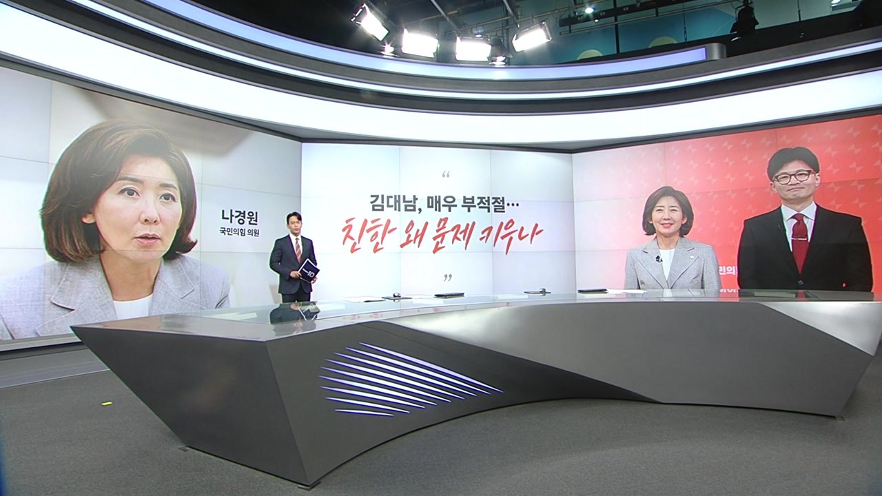 [말말말] 나경원 "친한, 왜 문제 키우나" 김재섭 "김 여사 특검 '오늘은' 부결"...