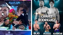 Hijo de Julio César Chávez llega a las manos con Misael Rodríguez previo a su combate en Pachuca