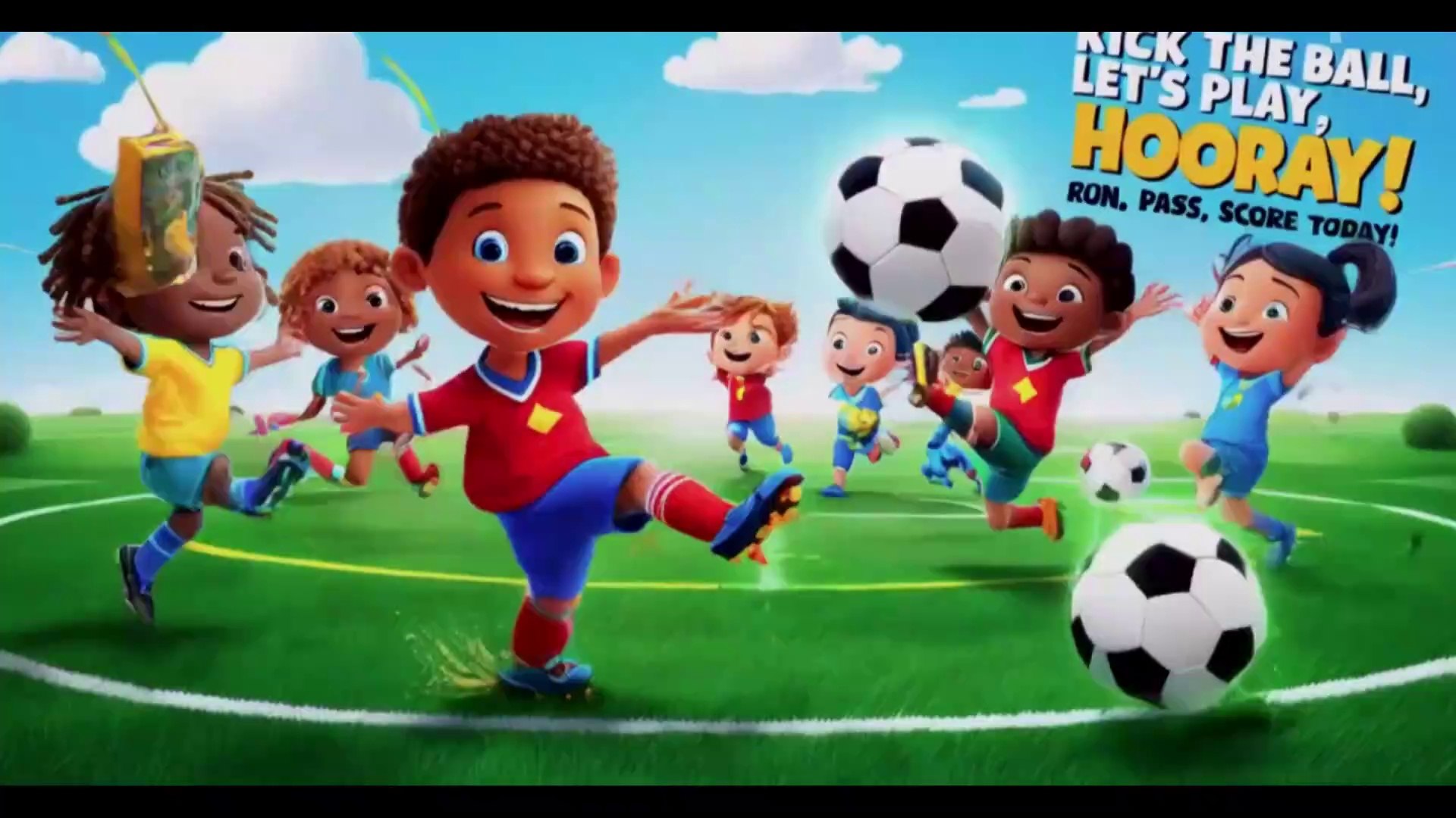 ⁣kids songs || football || Soccer || Football match || Lets play football || kids rhymes