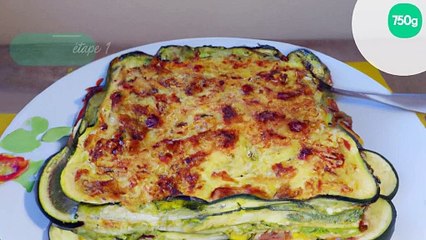 Lasagne de courgettes facile