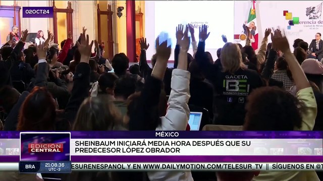 Iniciaron las Mañaneras de la presidenta Claudia Sheinbaum