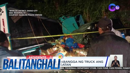 2, patay matapos mabangga ng truck ang isang pickup; 5, sugatan | Balitanghali