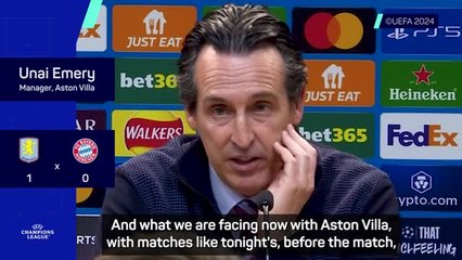 'Proud of our work' - Emery on Villa's famous UCL win over Bayern