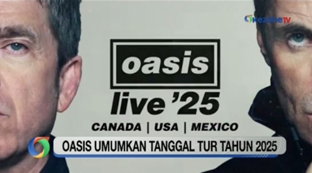 Oasis Umumkan Tanggal Tur Dunia Tahun 2025
