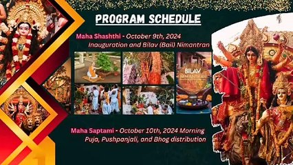 Utkal Durga Puja Committee Welcomes you | 2024