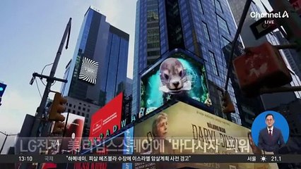 LG전자, 타임스스퀘어에 바다사자 캠페인 영상 공개 🦭