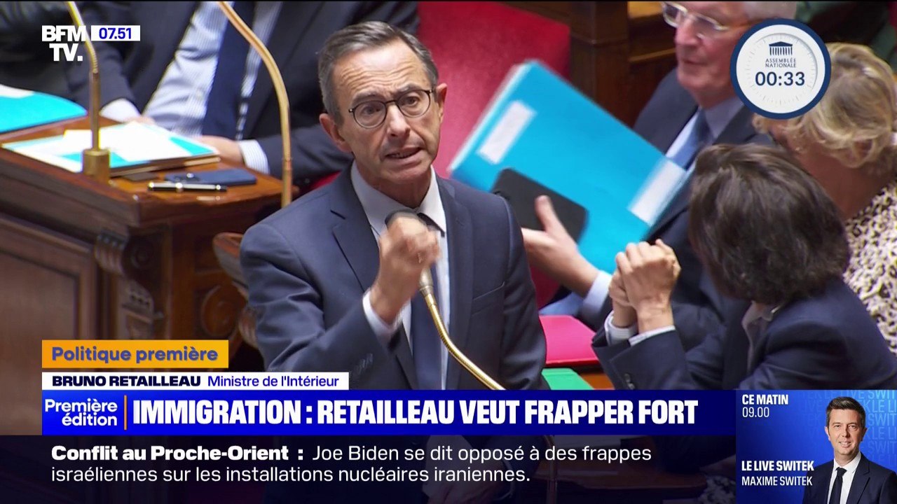 ÉDITO - Renvoi des sans-papiers vers des pays tiers: "Bruno Retailleau va avoir du mal à trouver une majorité pour voter un truc pareil"