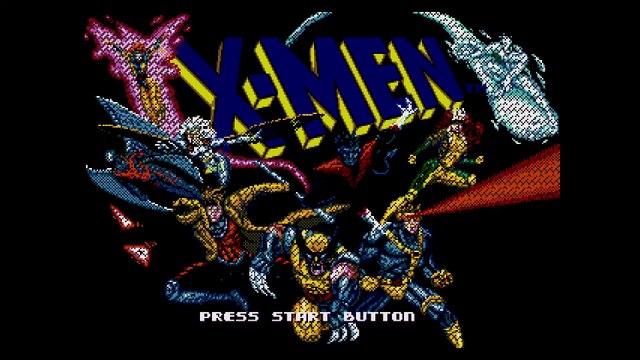 X-Men Sega Genesis Title Intros & Game Demos