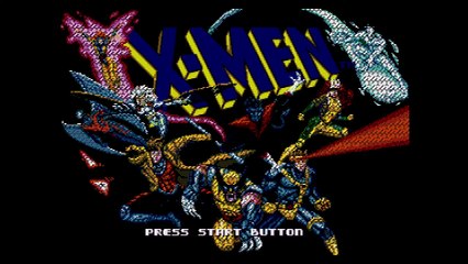 X-Men Sega Genesis Title Intros & Game Demos