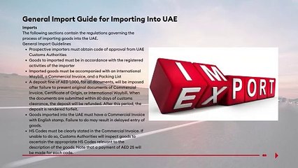 Import into UAE Like a Pro: Top Tips and Requirements