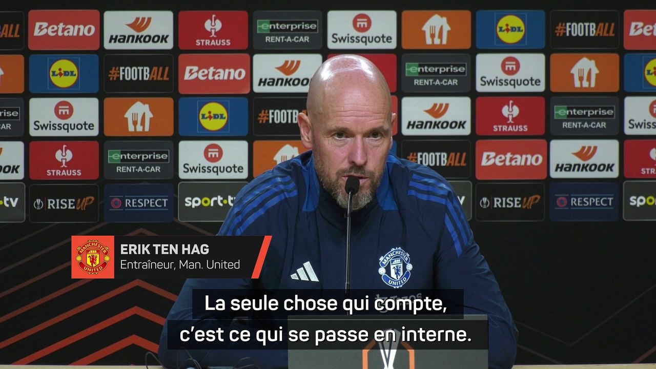 ten Hag : "Pas plus de pression que d'habitude"