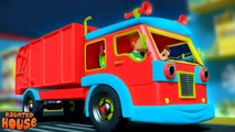 Wheels On The Garbage Truck + More Halloween Vehicles Songs for Kids