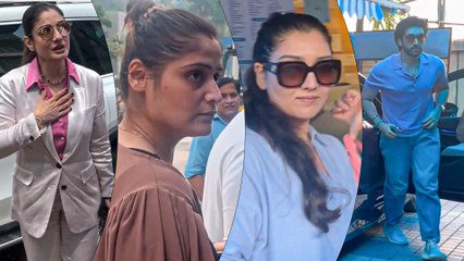Hospital में Govinda से मिलकर Raveena Tandon ने जाना उनका हाल, परिवार के सदस्य भी आए नजर