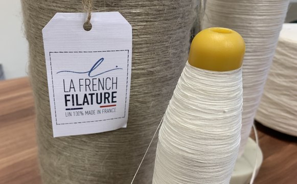 French filature de lin en Normandie