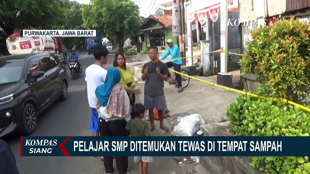 Temuan Jasad Pelajar SMP di Tempat Sampah, Polisi Amankan Rekaman CCTV dan Senjata Tajam