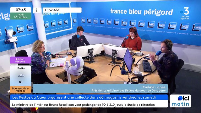 Yveline Lopes, la vice-présidente des Restos du cœur de Dordogne : les retraités sont de plus en plus touchés par la précarité