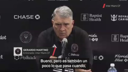 Martino: "Empezamos a justificar por qué el Inter Miami podría ir al Mundial de Clubes"