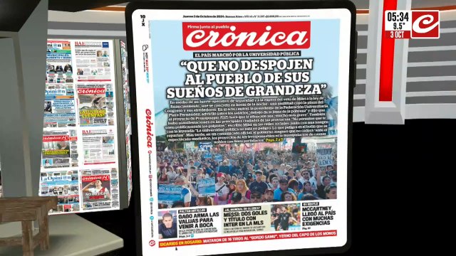 El país entero marchó para defender la universidad pública