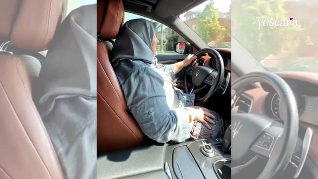 Annesine lüks araç kullandırttı! Ortaya renkli görüntüler çıktı