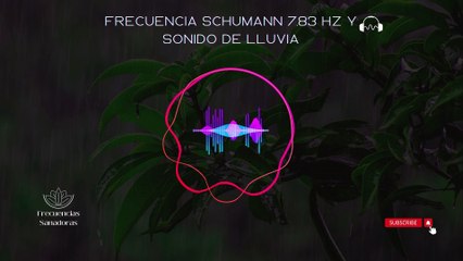 Frecuencia Schumann 7.83 Hz y Sonido de Lluvia: Conéctate con la Tierra ️