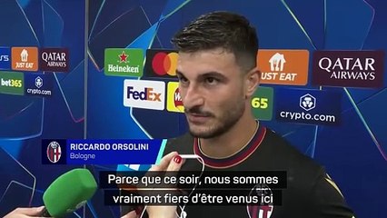 Orsolini : "Au-delà du résultat, cette soirée est et restera mémorable"