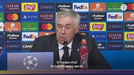 Ancelotti: "Podíamos haber empatado, pero no era merecido"