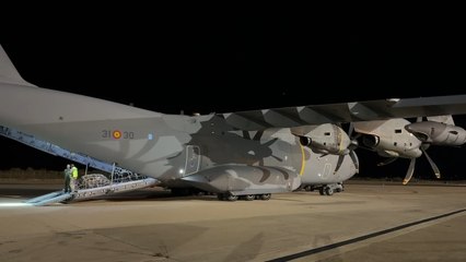 Avión Airbus A400 despegando desde Zaragoza rumbo a Beirut