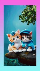Cute cartoon cat,cat song,  cartoon video,