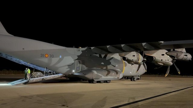 VÍDEO | Así prepara el Ejército español un contingente de evacuación con dos aviones militares rumbo a Líbano