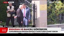 Cumhurbaşkanı Erdoğan ile MHP lideri Bahçeli'nin görüşmesi başladı