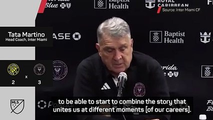 Martino proud to help Messi lift the MLS Supporters' Shield