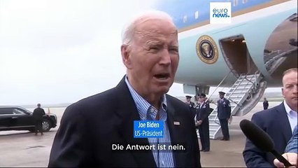 Nahostkonflikt: Biden gegen möglichen Angriff Israels auf iranische Atomanlagen