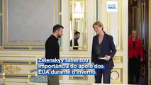 Zelenskyy quer mais investimento militar estrangeiro e ajuda humanitária