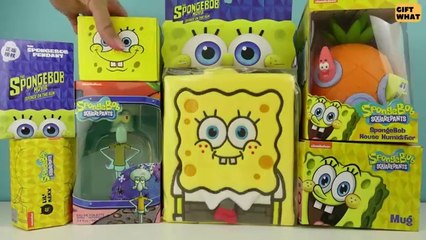 New ASMR Spongebob Squarepants with Squidward Collection Unboxing 【 GiftWhat 】