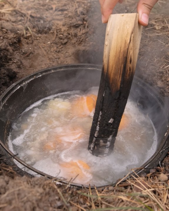 Best Fish Stew in the Woods with Relaxing ASMR and a Gorgeous Chef ✨