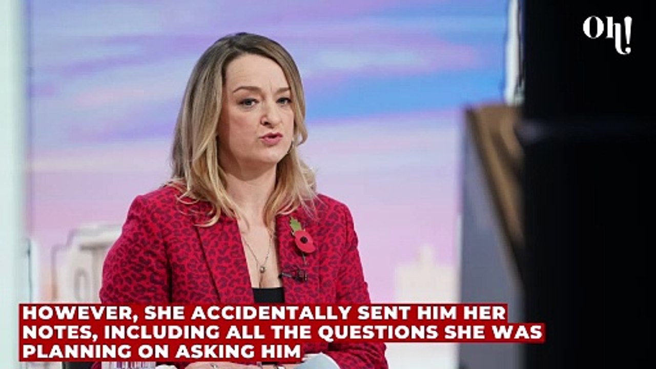 Laura Kuenssberg cancels interview with Boris Johnson after accidentally sending him her notes