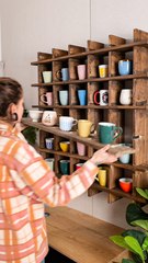 Design Your Own Mug Wall for a Charming Kitchen Display! 